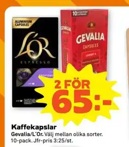 Stora Coop Kaffekapslar erbjuda