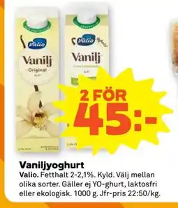 Stora Coop Vaniljyoghurt erbjuda