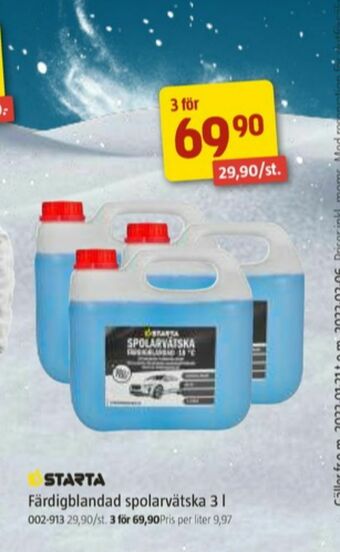 Jula Starta Spolarvätska erbjuda