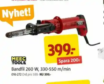 Jula Meec Tools Bandfil erbjuda