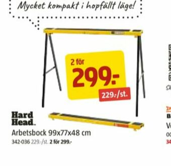 Jula Hard Head Arbetsbock erbjuda
