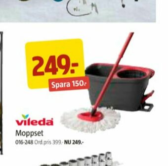 Jula Vileda Moppset erbjuda