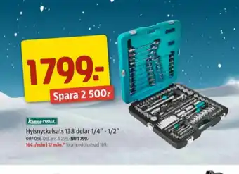Jula Kamasa Tools Hylsnyckelsats erbjuda