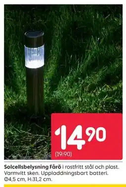 Rusta Solcellsbelysning Fårö erbjuda