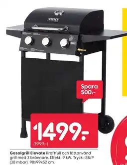 Rusta Gasolgrill Elevate erbjuda