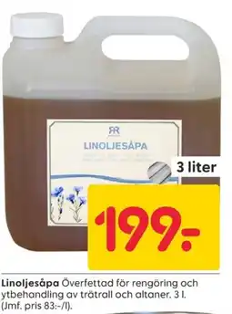 Rusta Linoljesåpa erbjuda