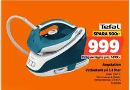 Power Tefal angstation vattentank på erbjuda
