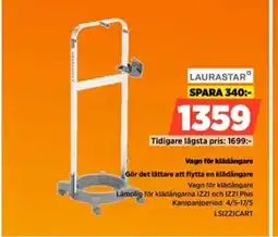 Power Laurastar vagn för klädångare gör det lättare att flytta en klädängare erbjuda