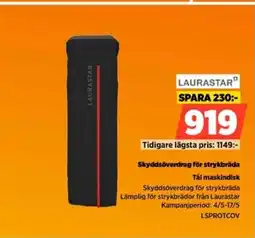 Power Laurastar skyddsöverdrag för strykbräda tȧl maskindisk erbjuda