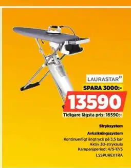 Power Laurastar stryksystem avkalkningssystem erbjuda