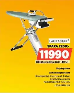 Power Laurastar stryksystem avkalkningssystem erbjuda