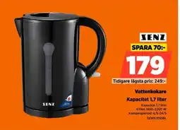 Power SENZ Vattenkokare Kapacitet erbjuda