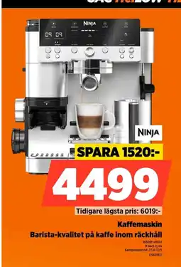 Power NINJA Kaffemaskin Barista-kvalitet på kaffe inom räckhåll erbjuda