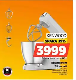 Power Kenwood köksassistent skål erbjuda