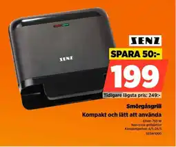 Power Senz smörgåsgrill kompakt och lätt att använda erbjuda