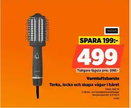 Power NOOA Varmluftsborste Torka, locka och skapa vågor i håret erbjuda