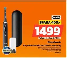 Power Oral-B Eltandborste En professionellt ren känsla varje dag erbjuda