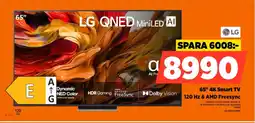 Power Lg 65" 4k smart tv 120 hz & amd freesync erbjuda