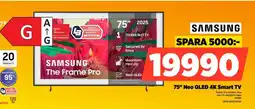 Power Samsung 75" neo qled 4k smart tv erbjuda