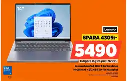 Power Lenovo Lenovo IdeaPad Slim 3 Bärbar dator 16 GB RAM + 512 GB SSD för hastighet erbjuda
