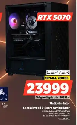 Power Cepter stationär dator specialbyggd e-sport gamingdator erbjuda