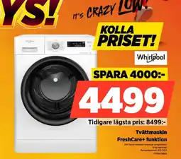 Power Tvättmaskin FreshCare+ funktion erbjuda
