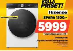 Power Tvättmaskin Ångfunktion och allergiprogram erbjuda