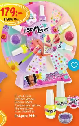 Leklust Style 4 Ever Nail Art Wheel Bloom erbjuda