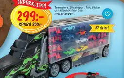 Leklust Teamsterz Biltransport erbjuda