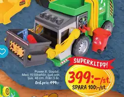 Leklust Power X Sopbil erbjuda