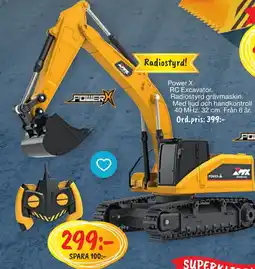 Leklust Power X RC Excavator erbjuda