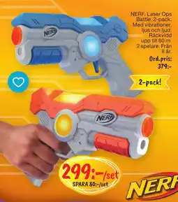 Leklust NERF Laser Ops Battle erbjuda