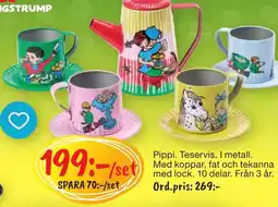 Leklust Pippi Teservis erbjuda