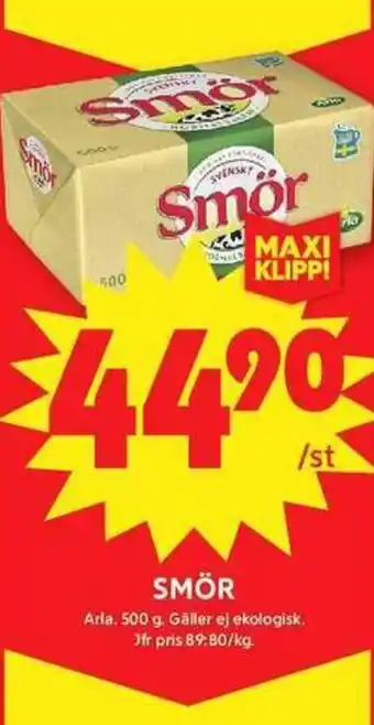 ICA Maxi ARLA Smör erbjuda