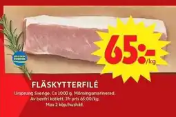 ICA Maxi Fläskytterfilé erbjuda