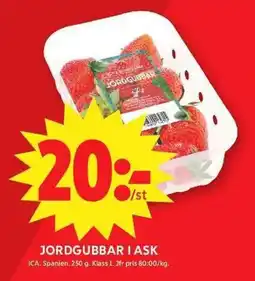 ICA Maxi ICA Jordgubbar erbjuda