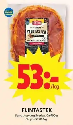 ICA Maxi SCAN Flintastek erbjuda
