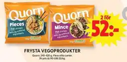 ICA Maxi QUORN Frysta vegoprodukter erbjuda