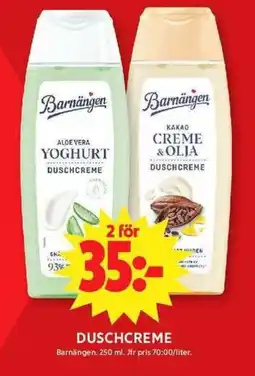 ICA Maxi BARNÄNGEN Duschcreme erbjuda