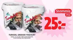ICA Maxi SALAKIS Turkisk, grekisk yoghurt erbjuda
