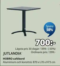 JYSK HOBRO cafébord erbjuda