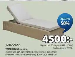 JYSK TAMBOHUSE solsäng erbjuda