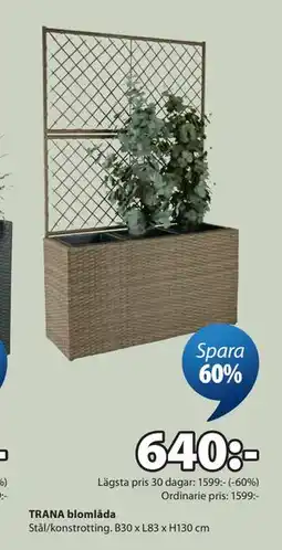 JYSK TRANA blomlåda erbjuda