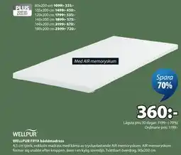 JYSK WELLPUR FRYA bäddmadrass erbjuda