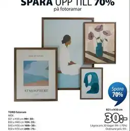 JYSK TORD fotoram erbjuda