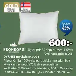 JYSK DYRNES myskdunkudde erbjuda