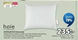 JYSK DOWNLIKE ECO fiberkudde erbjuda