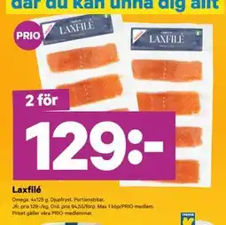 City Gross Laxfilé, Pris i appen erbjuda