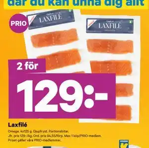 City Gross Laxfilé, Pris i appen erbjuda