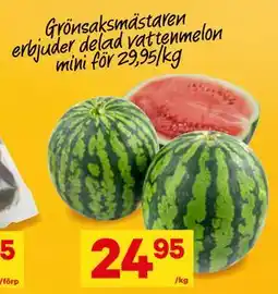 City Gross delad vattenmelon mini erbjuda